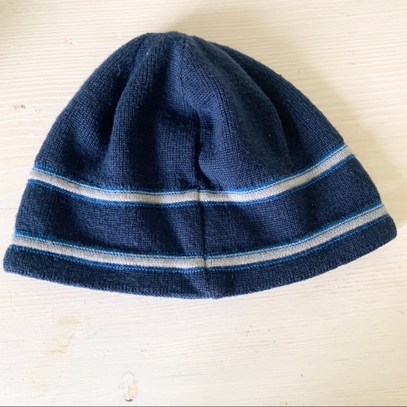 The North Face boys Navy blue stocking cap sz Sm - Picture 2 of 4